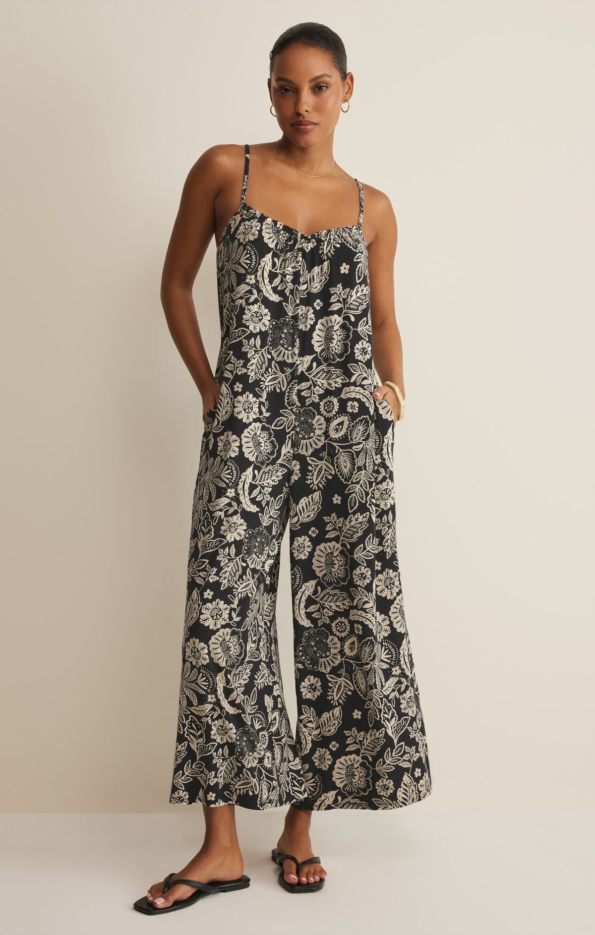 Day Off Luz Floral Jumpsuit