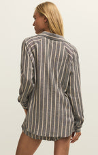 The Perfect Linen Striped Top