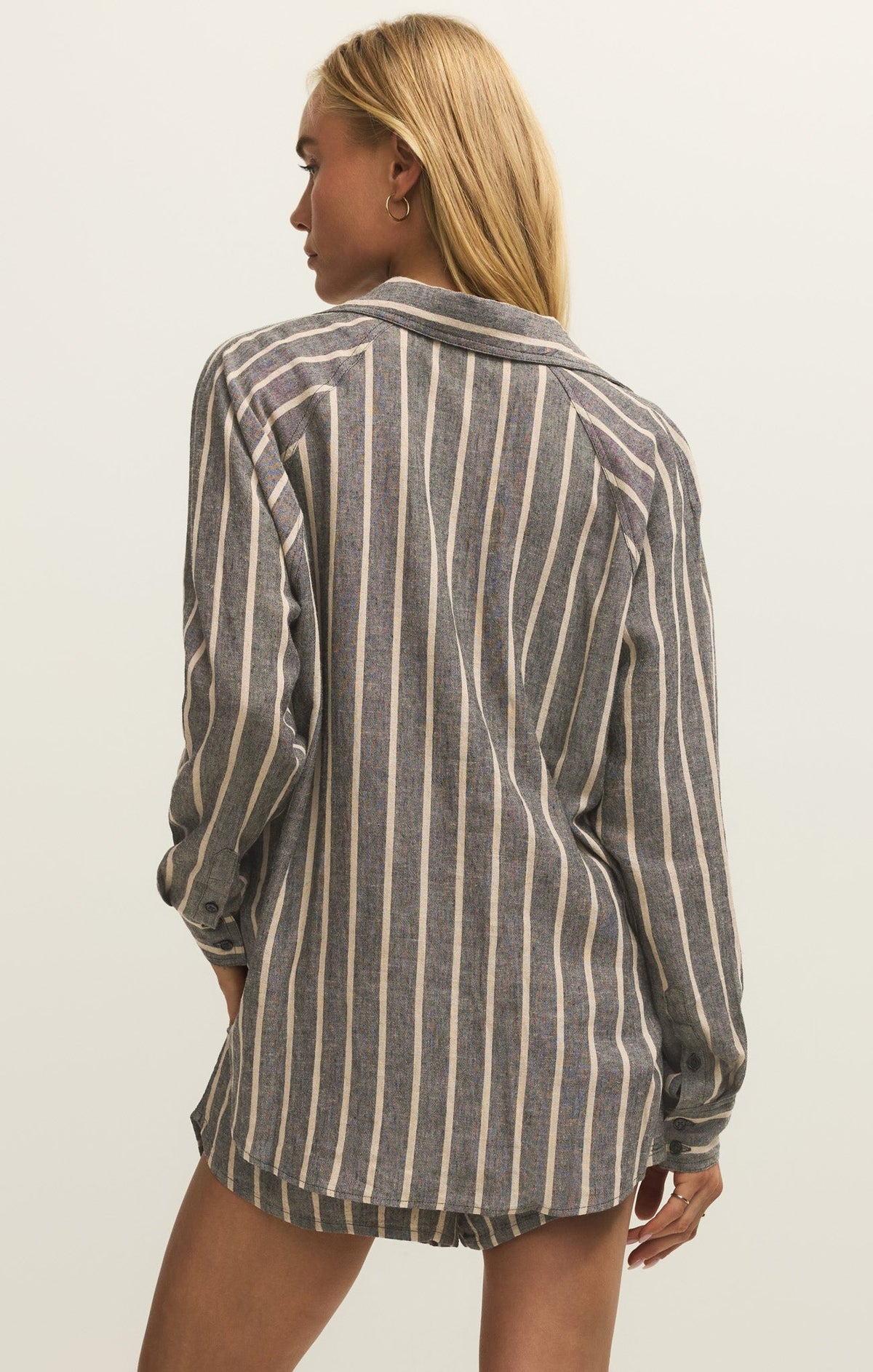 The Perfect Linen Striped Top